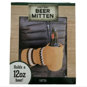 Cozy Knit Beer Mitten